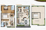 Modern Duplex Villa of 183 sq yards 2510 Sq.ft near to Financial District For just 99 LAKH